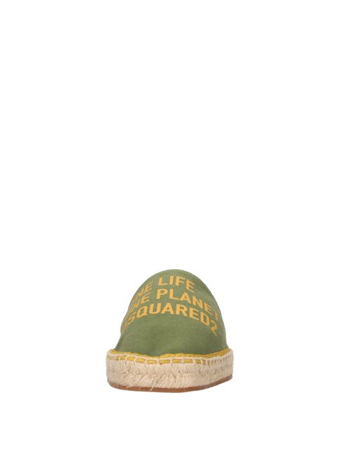 Espadrillas in tessuto DSQUARED2 | ESM0009 00305357 7108VERDE